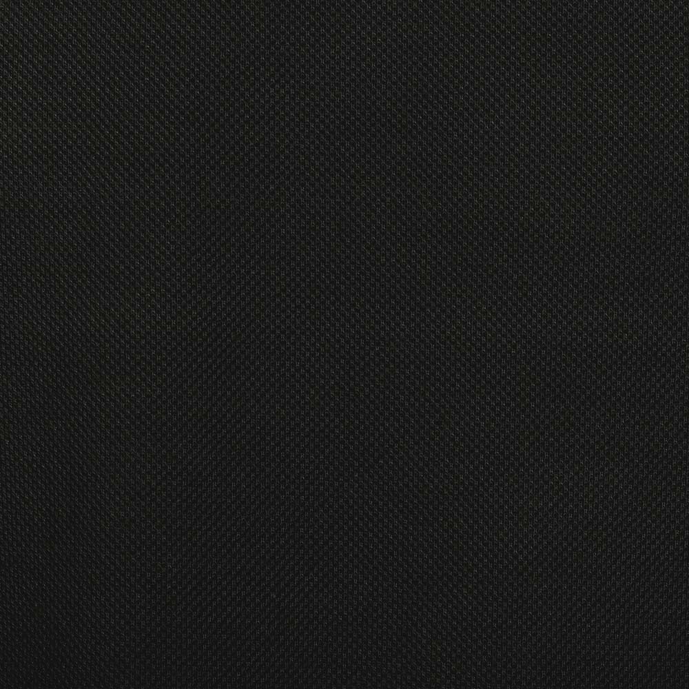 BLACK COTTON TENCEL PLAIN POLOSHIRT