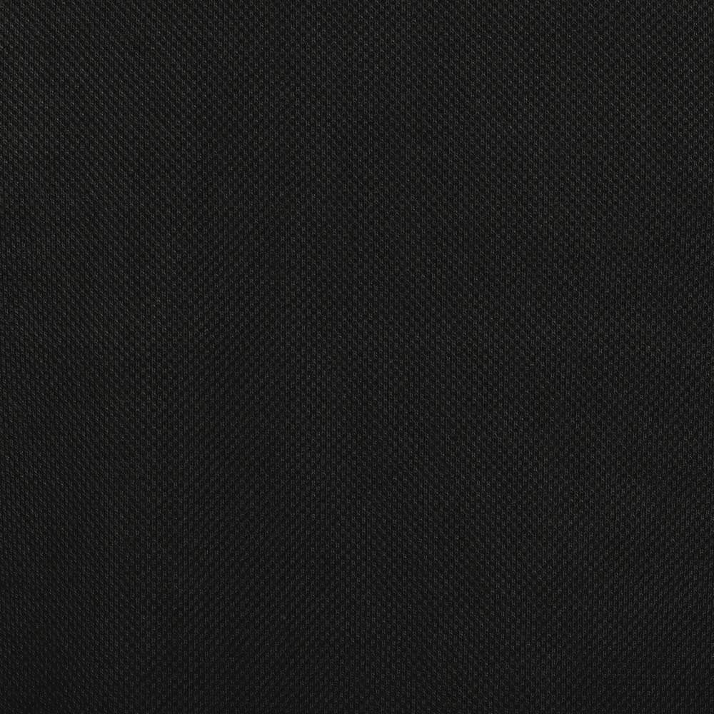 BLACK COTTON TENCEL PLAIN POLOSHIRT