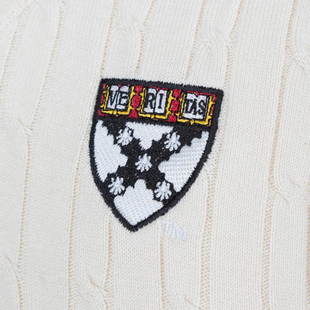 Harvard (Crème Cricket with HBS Shield Veritas Embroidery)