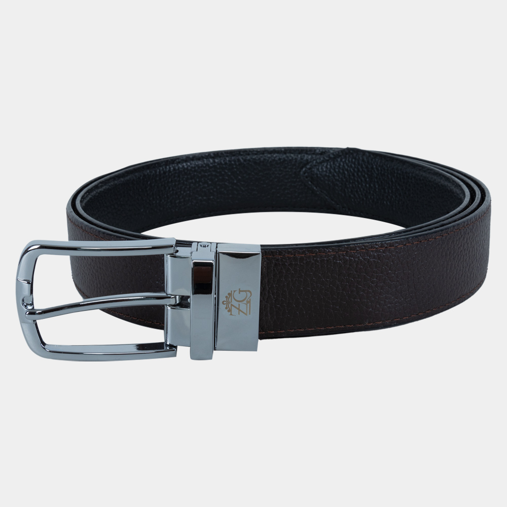 Men's Reversible Leather Belt (ZAL-38/BTL-6|MAT)