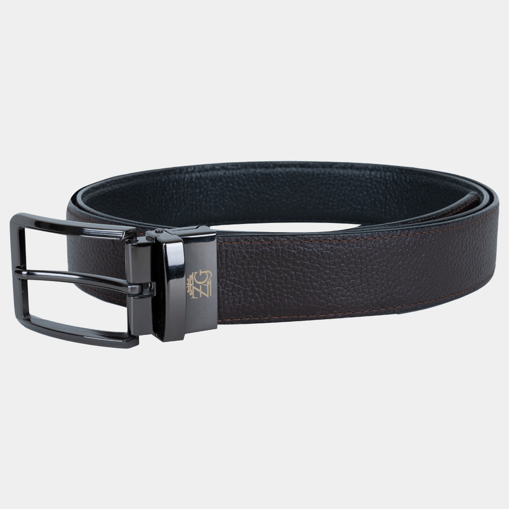 Men's Reversible Leather Belt (ZAL-46/BTL-6|MAT)