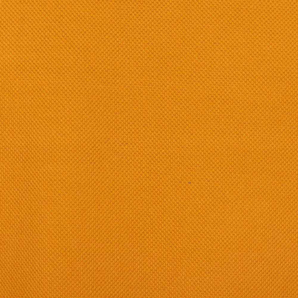 AMBER YELLOW COTTON TENCEL PLAIN POLO SHIRT