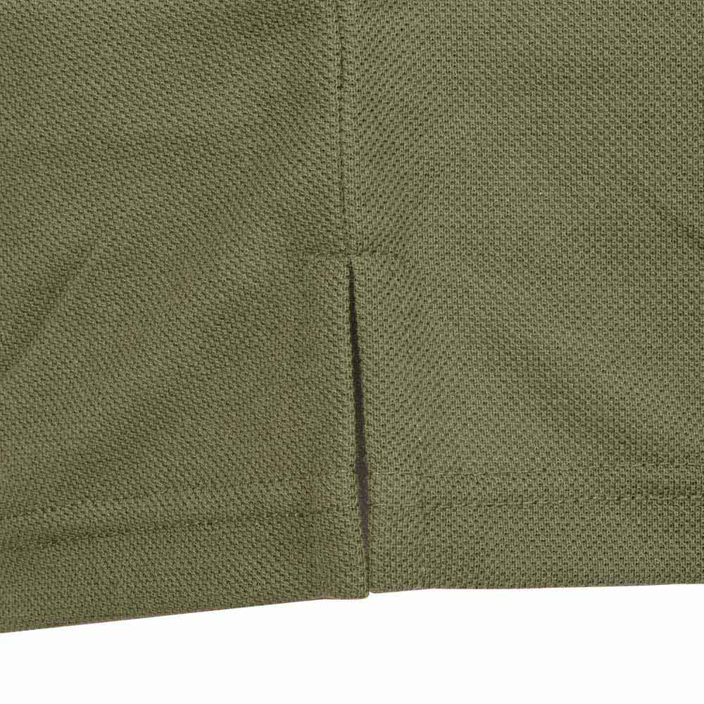 MOSS GREEN COTTON TENCEL PLAIN POLO SHIRT