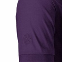 DEEP PURPLE COTTON TENCEL PLAIN POLO SHIRT