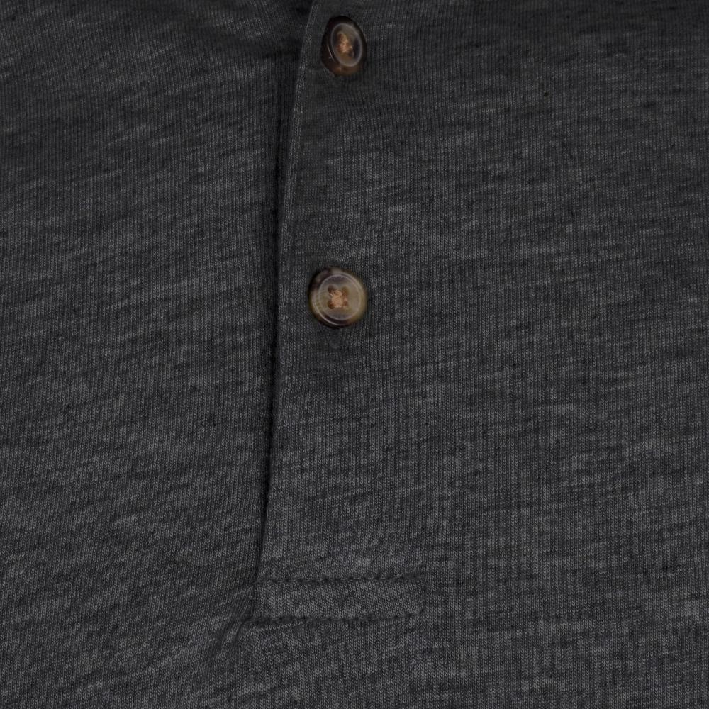 GREY COTTON BLEND PLAIN REGULAR FIT T-SHIRT
