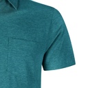 GREEN COTTON JERSEY PLAIN REGULAR FIT T-SHIRT