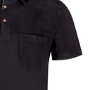 BLACK STRETCH COTTON PLAIN REGULAR FIT T-SHIRT