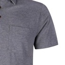 MID GREY STRETCH COTTON PLAIN REGULAR FIT T-SHIRT