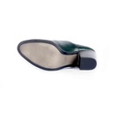 Green Plain Leather Ankle Bootie (PAK-SER-19-10-13697|MIS/1)