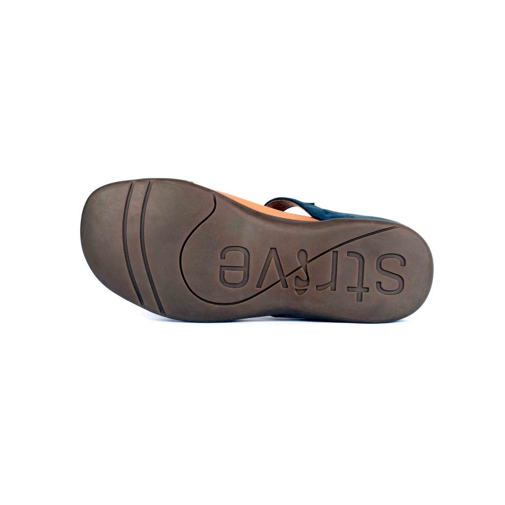 Blue Plain Microfiber Suede Sandal (PAK-SER-19-07-13252|MIS/1)