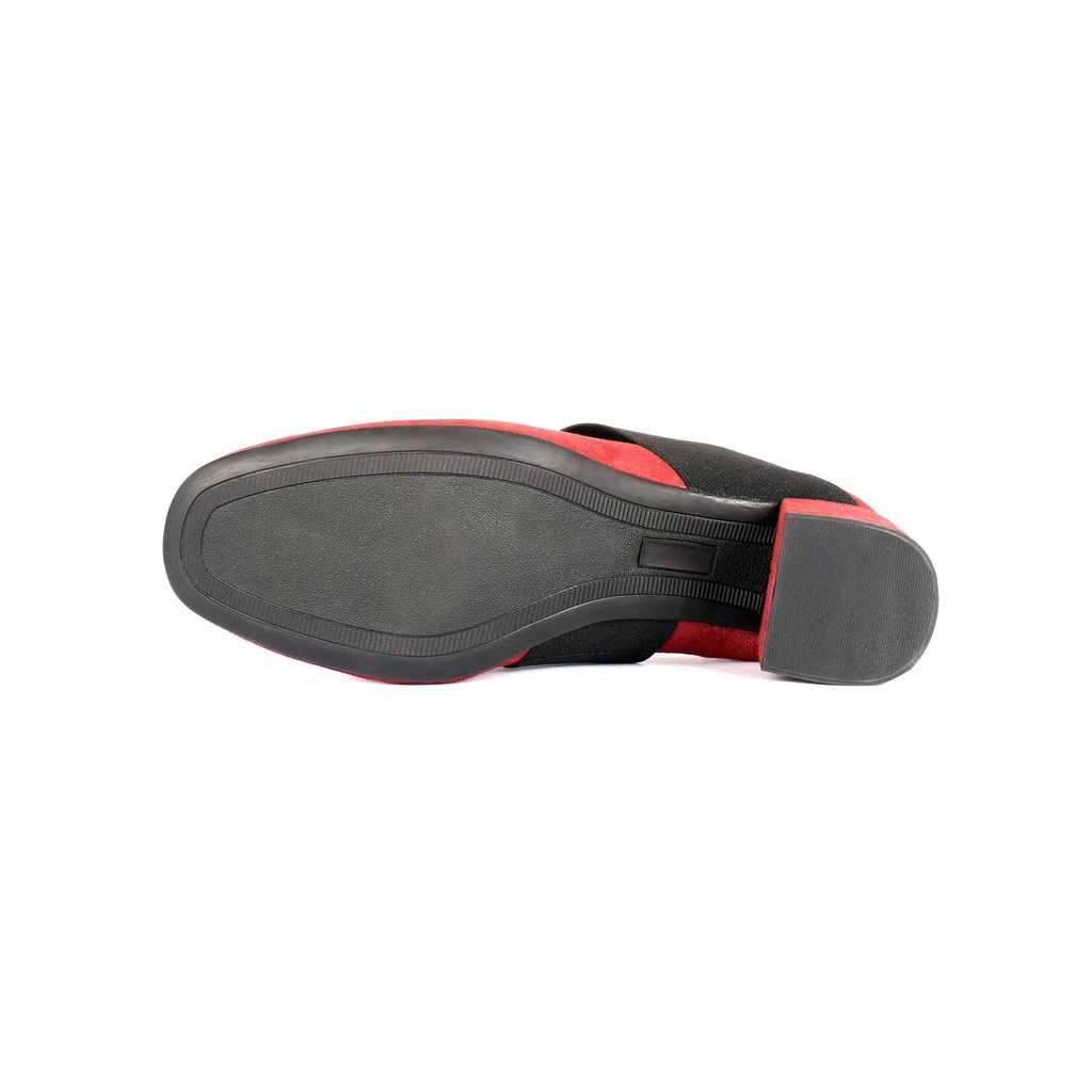 Red Plain Suede Mary Jane (PAK-SER-19-11-14004|MIS/1)
