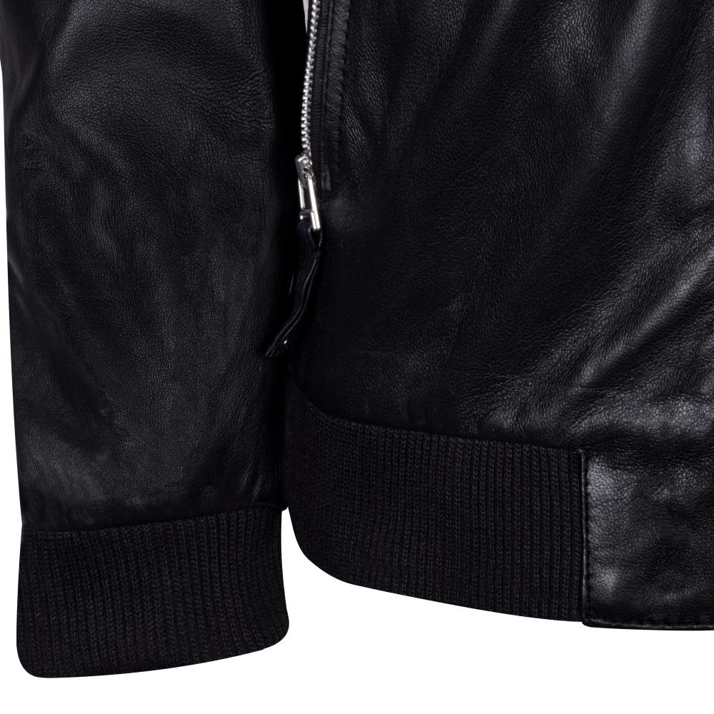 Men's Leather Jacket (LTJ-1|LNG/RED)