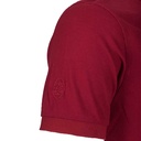 DARK RED COTTON TENCEL PLAIN POLOSHIRT