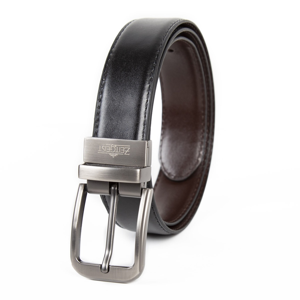 Men's Reversible Leather Belt (ZAL-3|SHN)