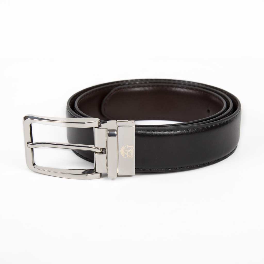 Men's Reversible Leather Belt (ZAL-4|SHN)