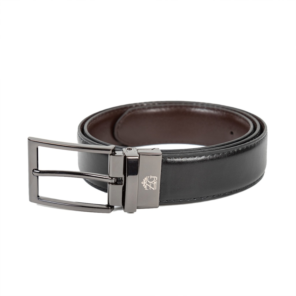 Men's Reversible Leather Belt (ZAL-8|SHN)