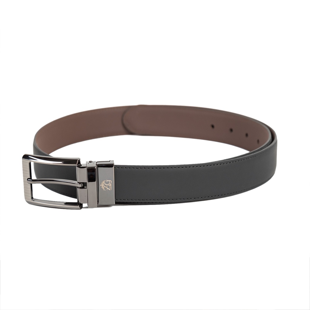 Men's Reversible Leather Belt (ZAL-9|MAT)