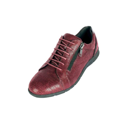 [UNI-2347] Red Textured Leather Sneaker (PAK-SER-19-10-13747-SP|MIS/1)