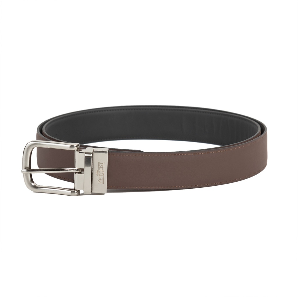 [43537-43531] Men's Reversible Leather Belt (ZAL-5|MAT)