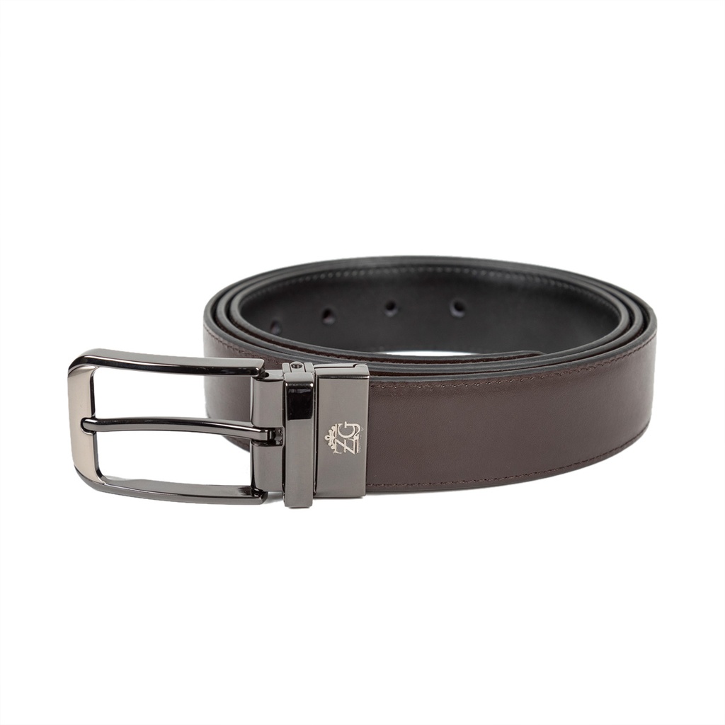 [43548-43532] Men's Reversible Leather Belt (ZAL-16|SHN)